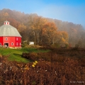 A 16-sided barn, one of only three in the United States, near Freeport in Harrison County, Ohio