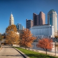 Downtown Columbus from Genoa Park