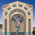 Statue of Liberty Mural, Bucyrus, Crawford County
