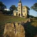 Castle Piatt Mac-O-Chee, a three-story Flemish affair, was completed in 1881 by Colonel Donn Piatt near West Liberty in Logan County.