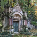 The remains of Levi T. Schofield (1842-1917), a Civil War veteran and prominent architect, are interred in this Gothic mausoleum at Lake View Cemetery in Cleveland. Schofield designed the Mansfield Reformatory, as well as insane asylums in Columbus and Athens.