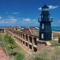 Lighthouse At Fort Jefferson, Dry Tortugas, Florida