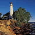 The Point Aux Barques Lighthouse in Huron County, Michigan