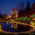 Christmas Lights on West Terrace, Stan Hywet Hall & Gardens, Akron
