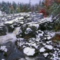 Autumn Snowfall, Ausable River, Adirondacks, New York