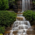 Waterfall in Alpine Garden, Montreal Botanical Garden