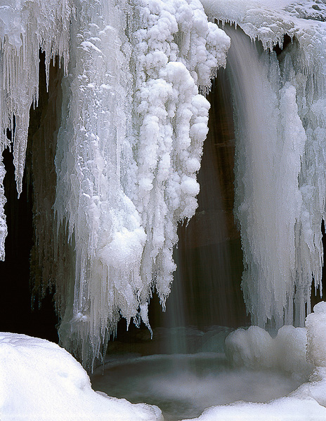 Base of Cedar Falls, Hocking Hills State Park, Ohio